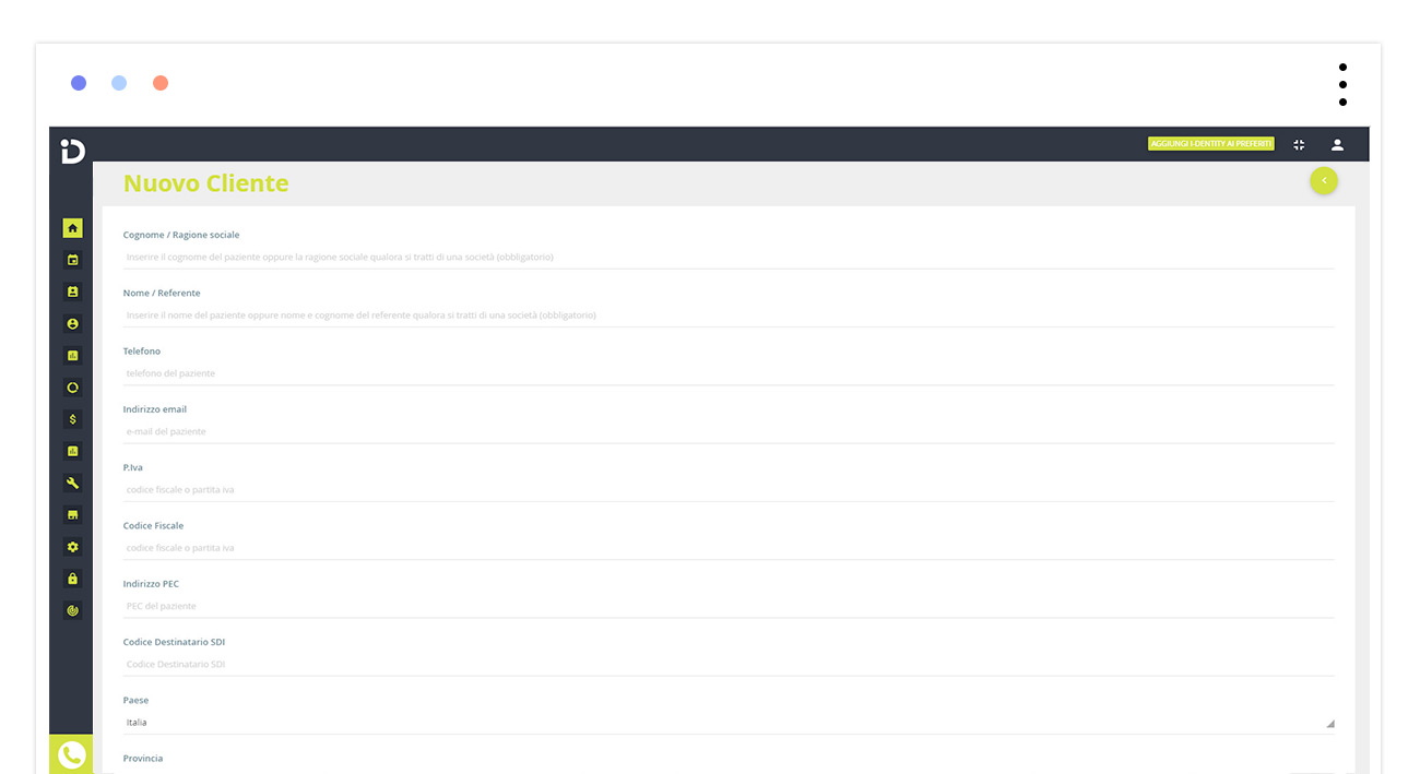 Nuovo cliente con il software gestionale per studi dentistici - Dental Opera